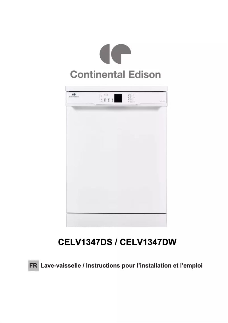 Page 1 de la notice Manuel utilisateur Continental Edison CELV1347DW