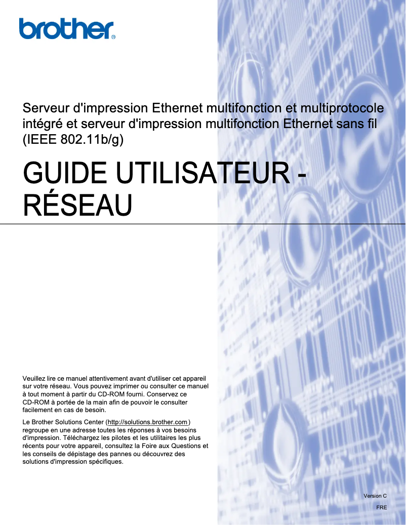 Page n°1 - Manuel utilisateur Brother DCP-6690CW