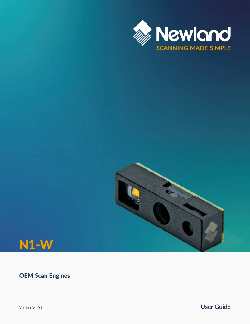 Página 1 del manual Manual de usuario Newland N1-W