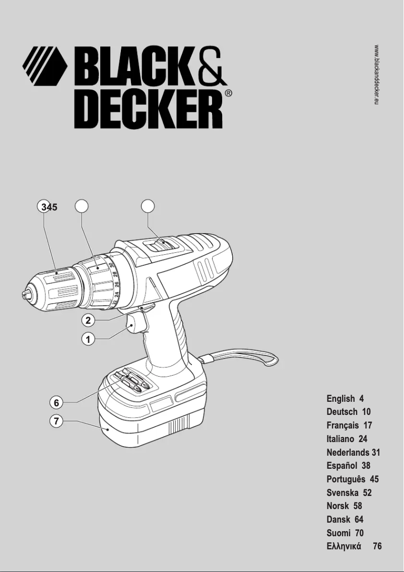 Página 1 del manual Manual de usuario Black & Decker PF148