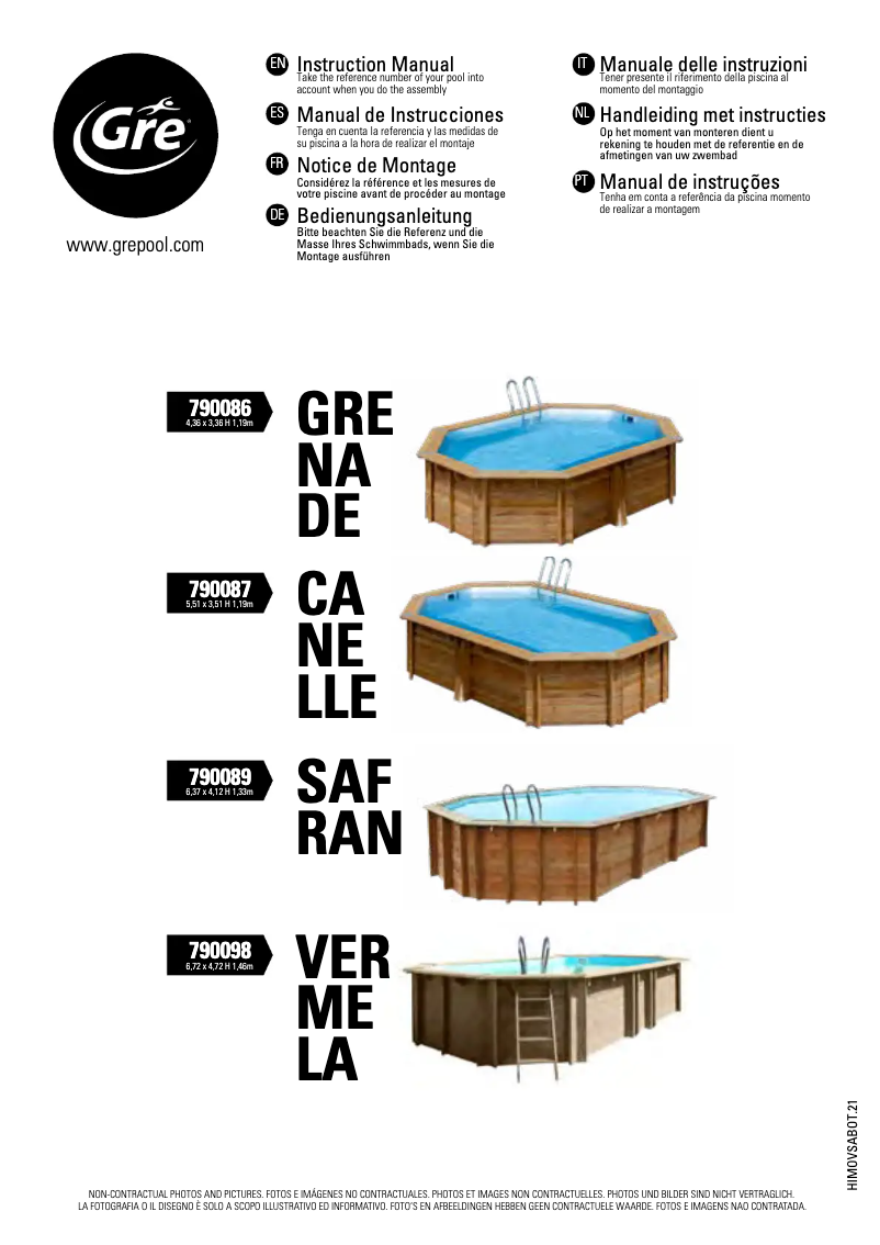 Página 1 del manual Manual de usuario Gre 790087