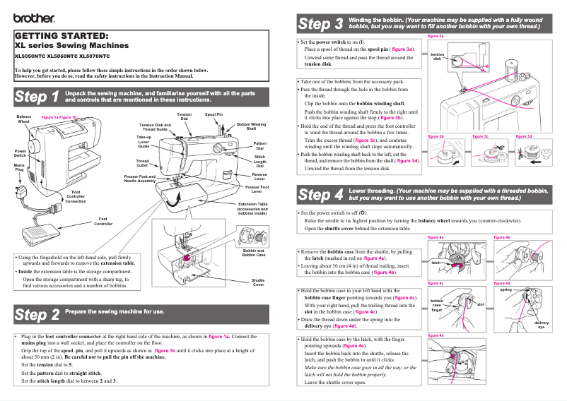 Image de la première page du manuel de l'appareil XL-5050