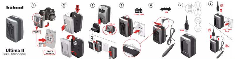 Page 1 de la notice Manuel utilisateur Hähnel PowerStation Ultima II
