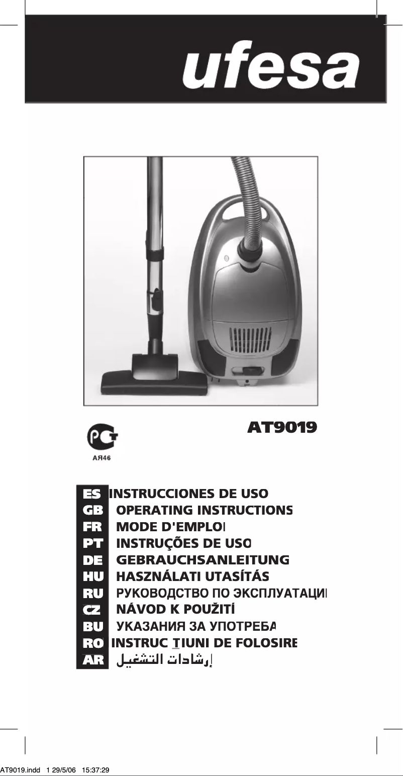 Página 1 del manual Manual de usuario Ufesa AT9019