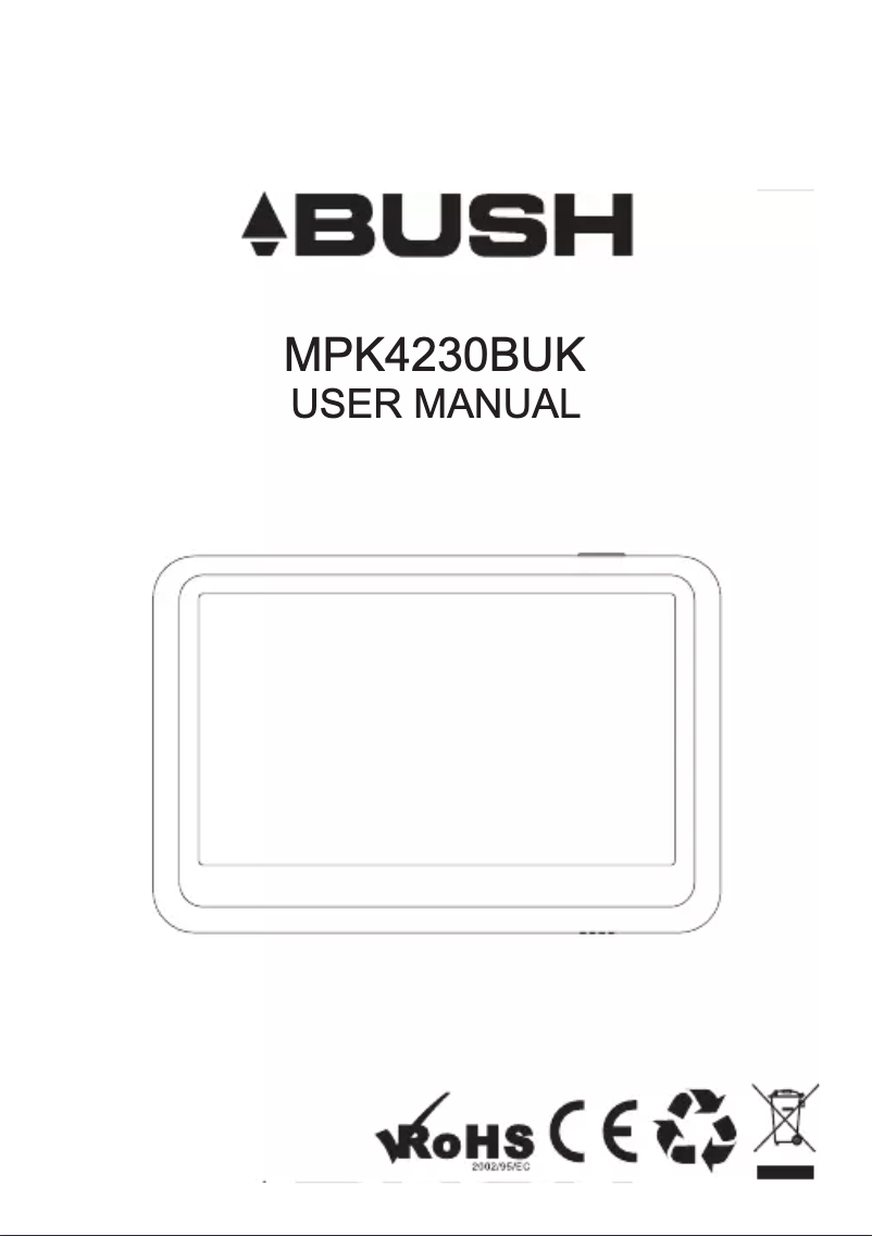 Page 1 de la notice Manuel utilisateur Curtis MPK4230BUK