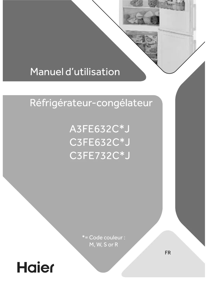Page n°1 - Manuel utilisateur Haier A3FE632CSJ
