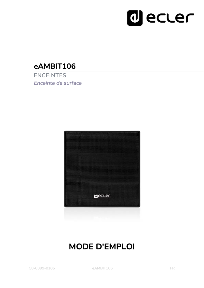 Image de la première page du manuel de l'appareil eAMBIT106