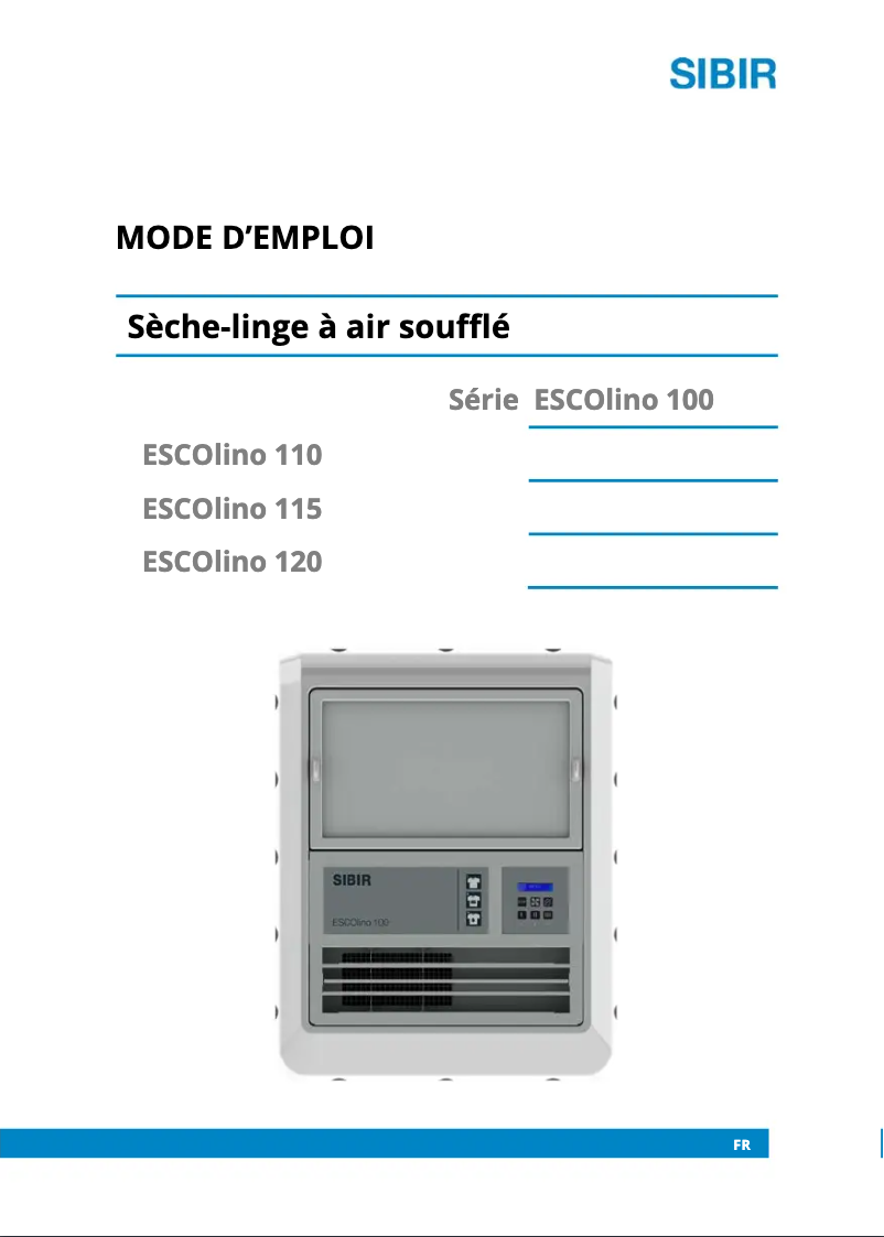 Imagen de la primera página del manual del dispositivo ESCOlino 120