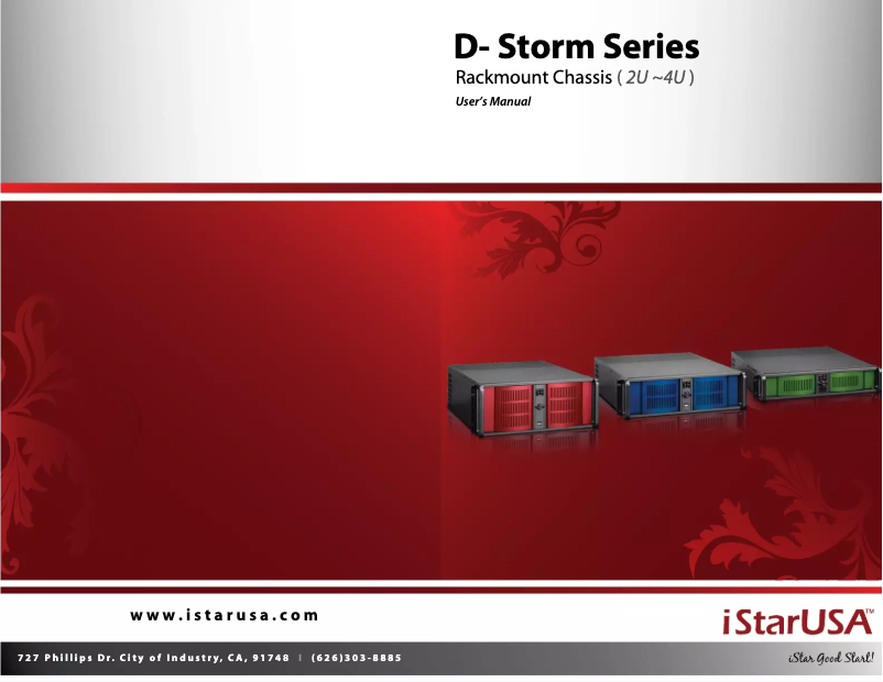 Page 1 de la notice Manuel utilisateur iStarUSA D-300