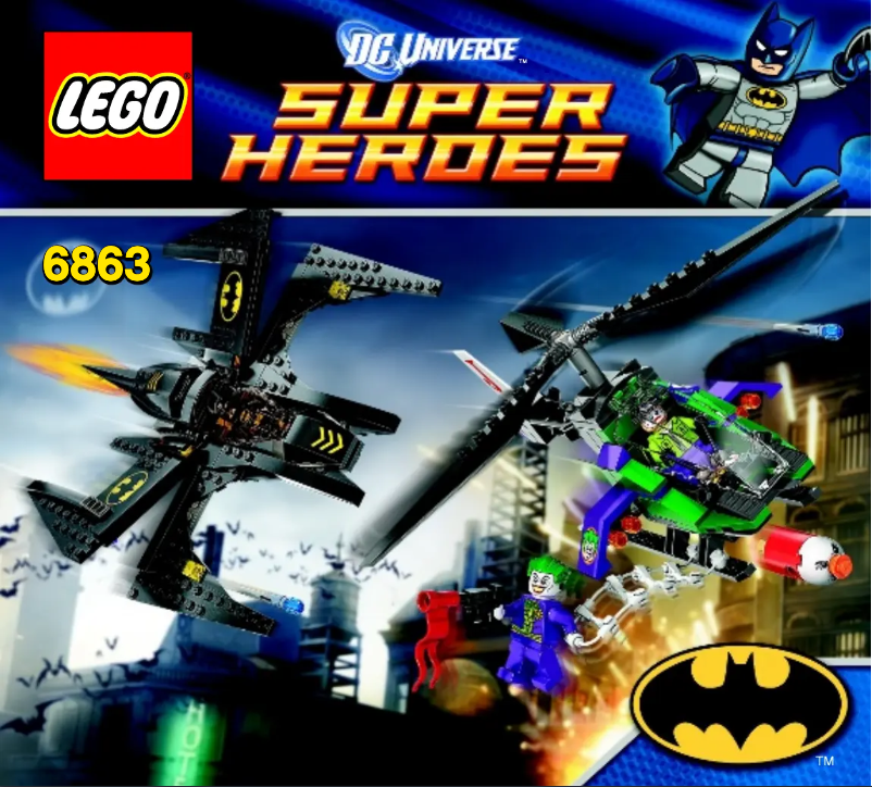 Page n°1 - Manuel utilisateur Lego Super Heroes 6863