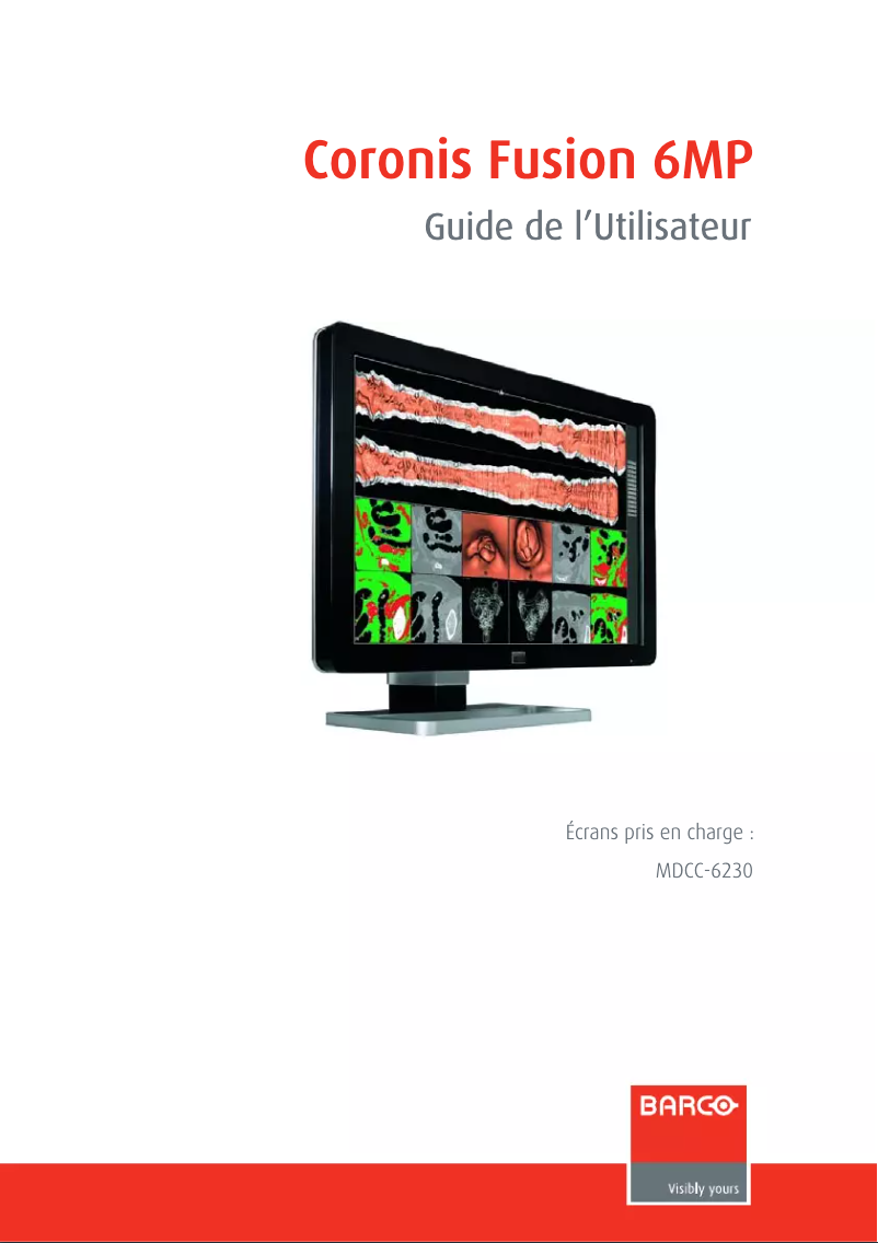 Page 1 de la notice Manuel utilisateur Barco MDCC-6230