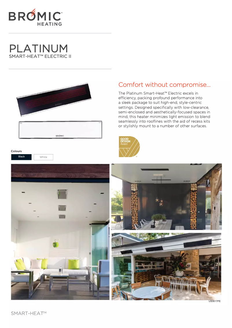 Page n°1 - Fiche technique Bromic Platinum Smart-Heat BH0320007