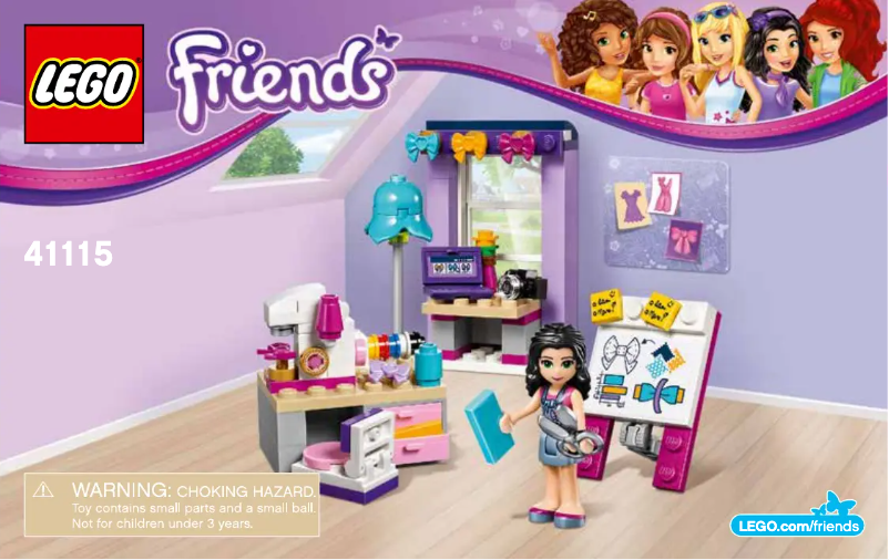 Page n°1 - Manuel utilisateur Lego Friends 41115
