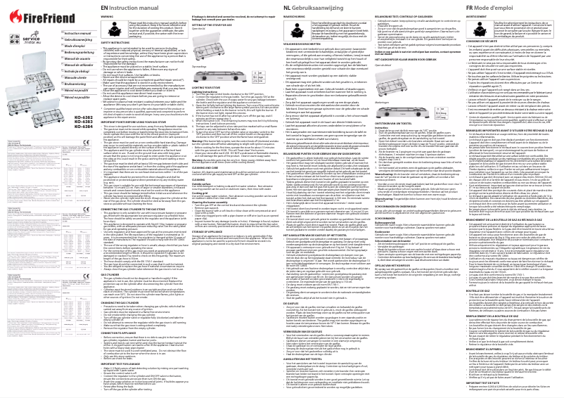 Image de la première page du manuel de l'appareil KO-6382