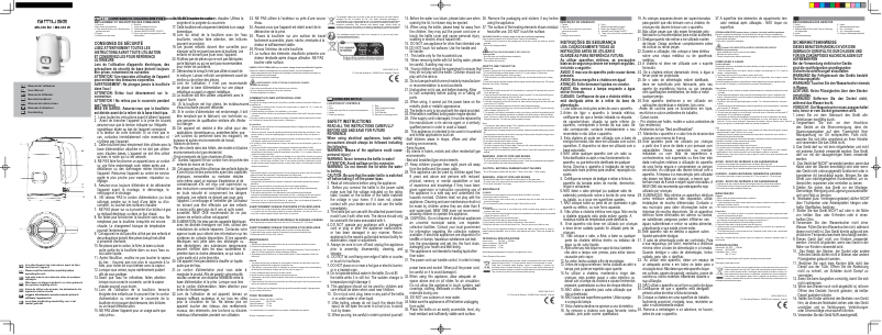 Imagen de la primera página del manual del dispositivo MS-030 BC