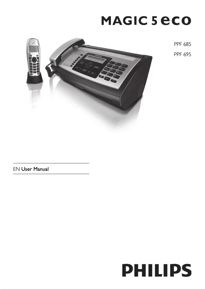 Page n°1 - Manuel utilisateur Philips Magic5 Eco Voice DECT