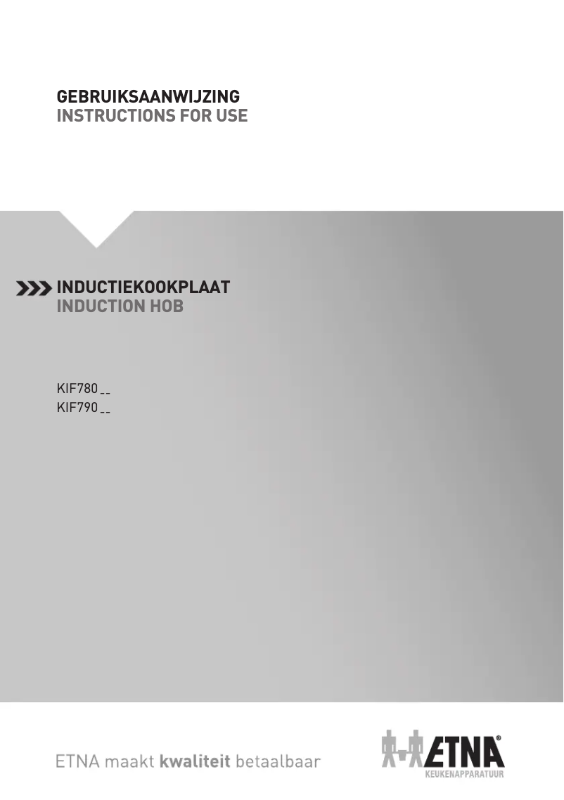 Image de la première page du manuel de l'appareil KIF790ZT