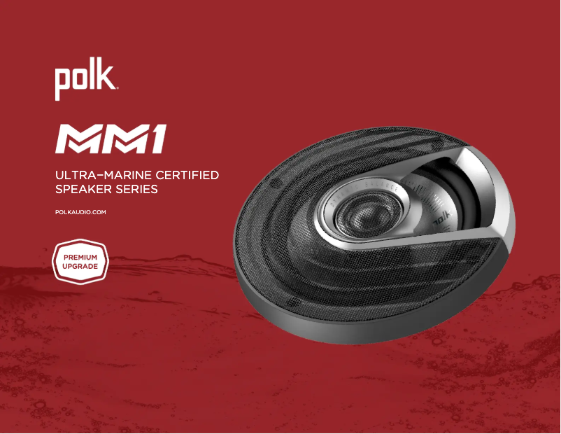 Page 1 de la notice Fiche technique Polk MM6502