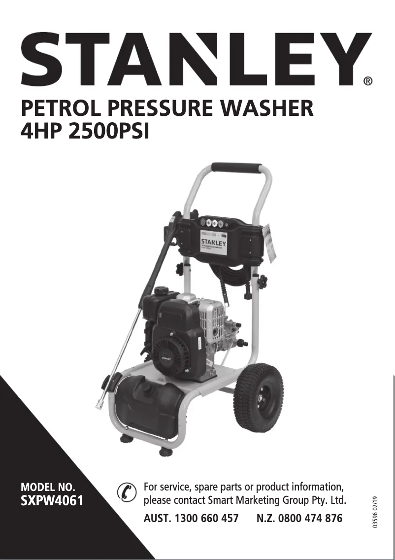 Página 1 del manual Manual de usuario Stanley SXPW4061