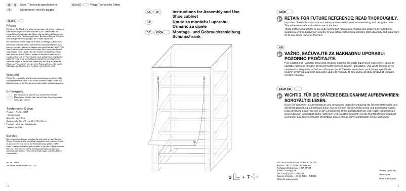 Image de la première page du manuel de l'appareil IAN 58801