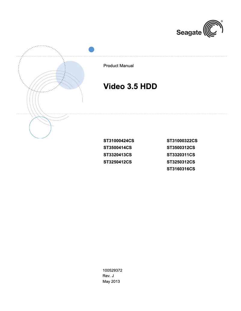 Image de la première page du manuel de l'appareil Video 3.5 HDD