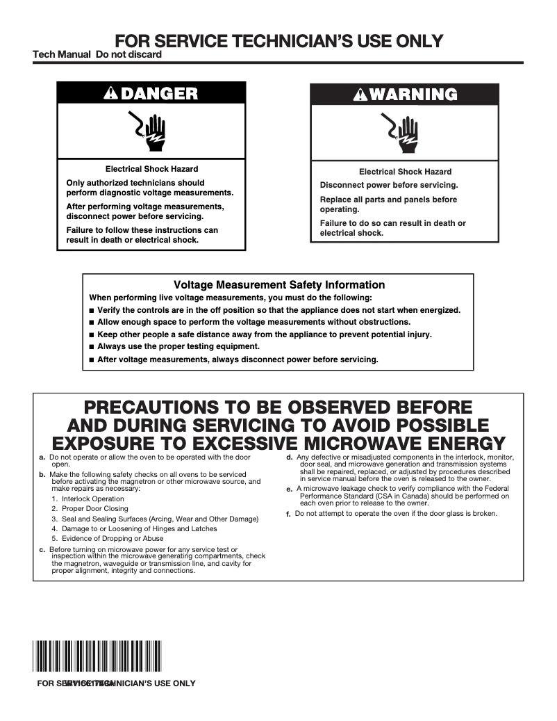 Imagen de la primera página del manual del dispositivo YWMH31017HZ