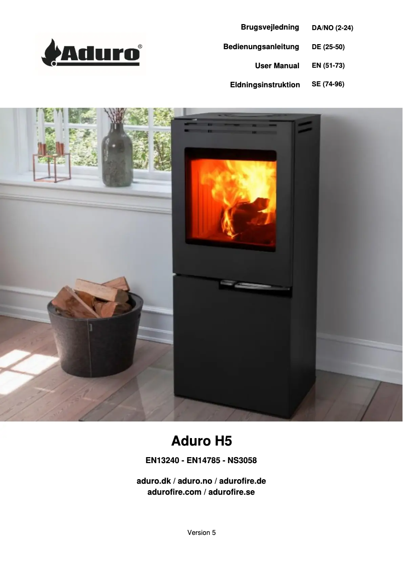 Página 1 del manual Manual de usuario Aduro H5