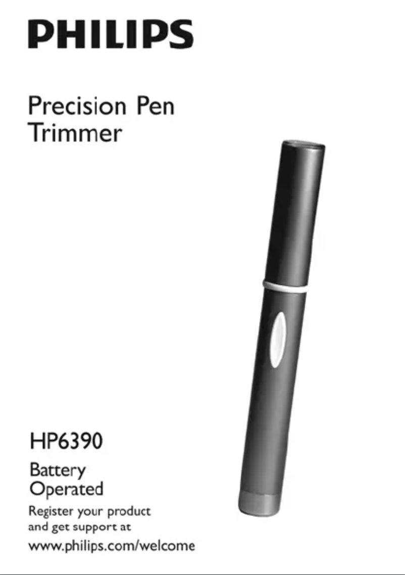 Image de la première page du manuel de l'appareil Precision