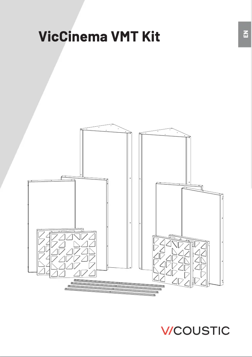 Page 1 de la notice Manuel utilisateur Vicoustic VicCinema VMT