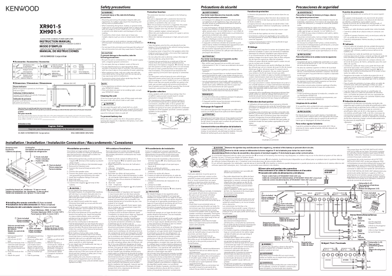 Image de la première page du manuel de l'appareil XH901-5