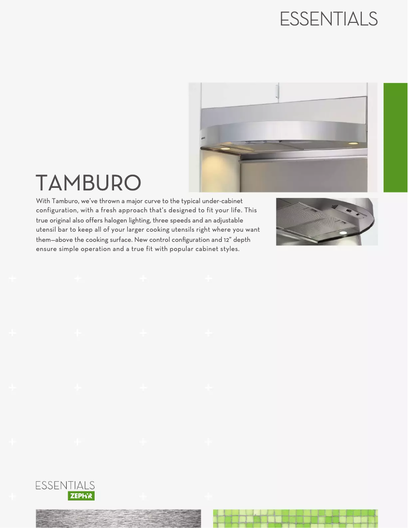 Page 1 de la notice Fiche technique Zephyr ZTAE30AS