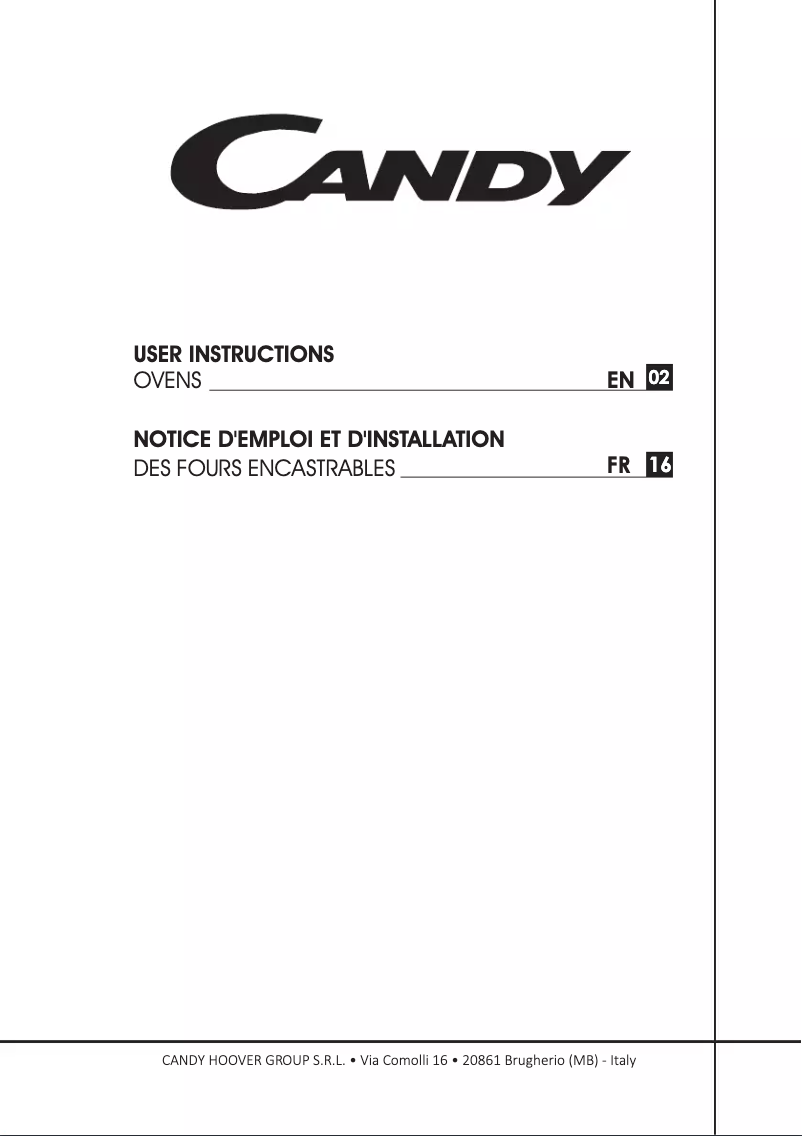 Image de la première page du manuel de l'appareil FCS886X/E