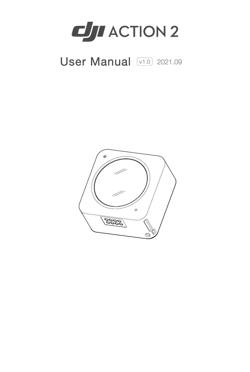 Page 1 de la notice Manuel utilisateur DJI Action 2