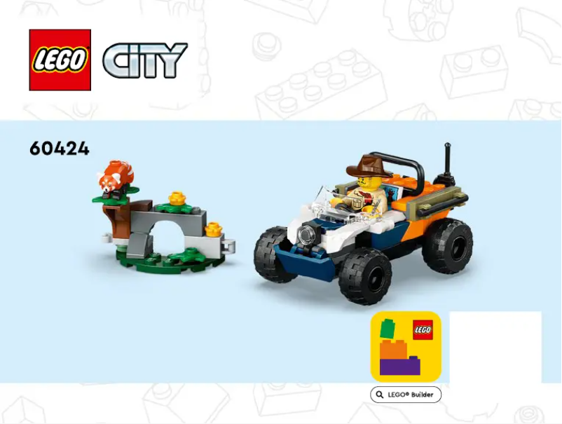 Page 1 de la notice Manuel utilisateur Lego City 60424