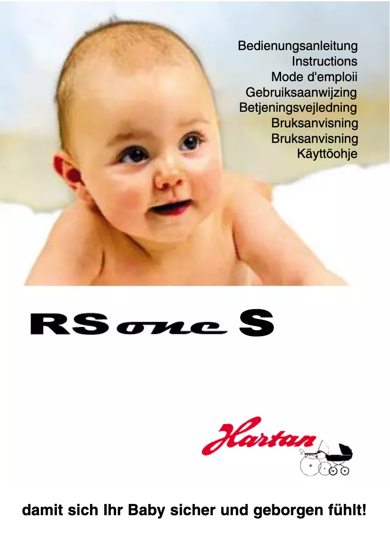 Page 1 de la notice Manuel utilisateur Hartan RS one S
