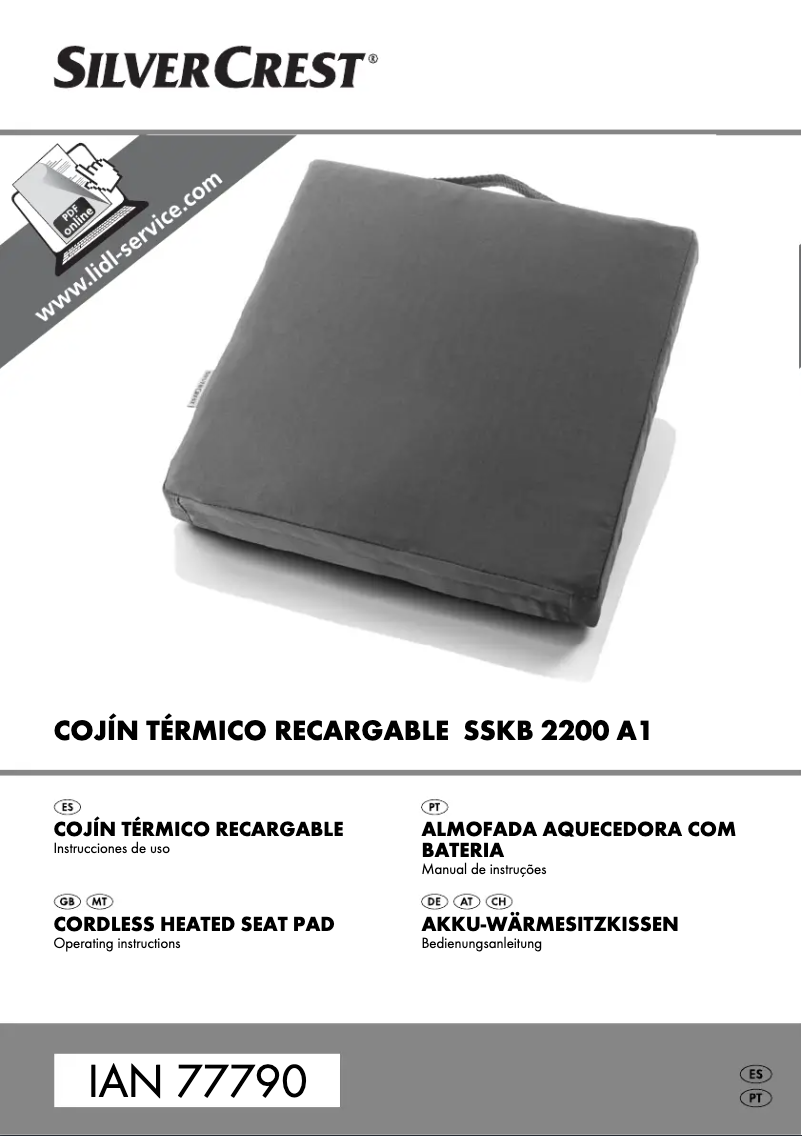 Page n°1 - Manuel utilisateur SilverCrest SSKB 2200 A1