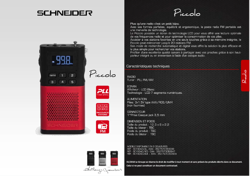 Imagen de la primera página del manual del dispositivo SC160ACL