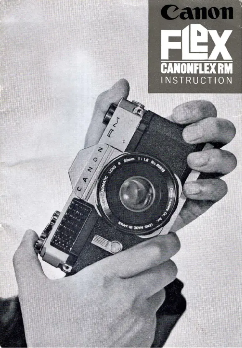 Page 1 de la notice Manuel utilisateur Canon Canonflex RM