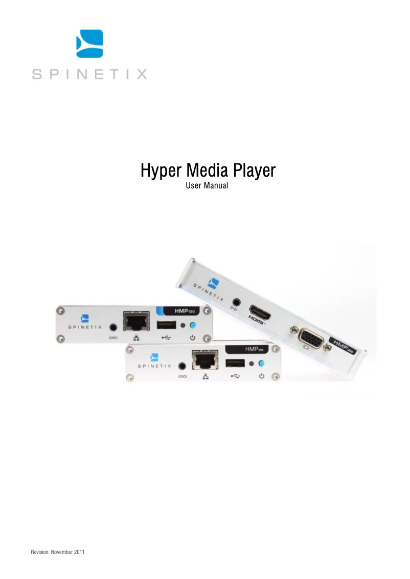 Page n°1 - Manuel utilisateur Sanyo HMP130