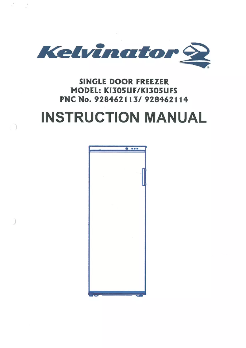 Page n°1 - Manuel utilisateur Kelvinator KI305UFS