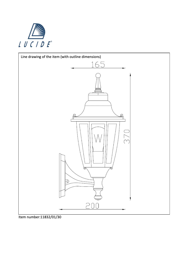 Página 1 del manual Manual de usuario Lucide Tireno 11832/01/30