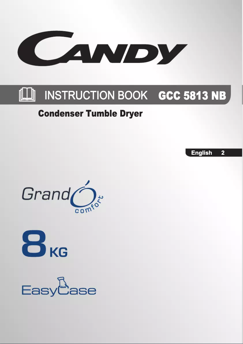 Page 1 de la notice Manuel utilisateur Candy GCC 5813NB-80