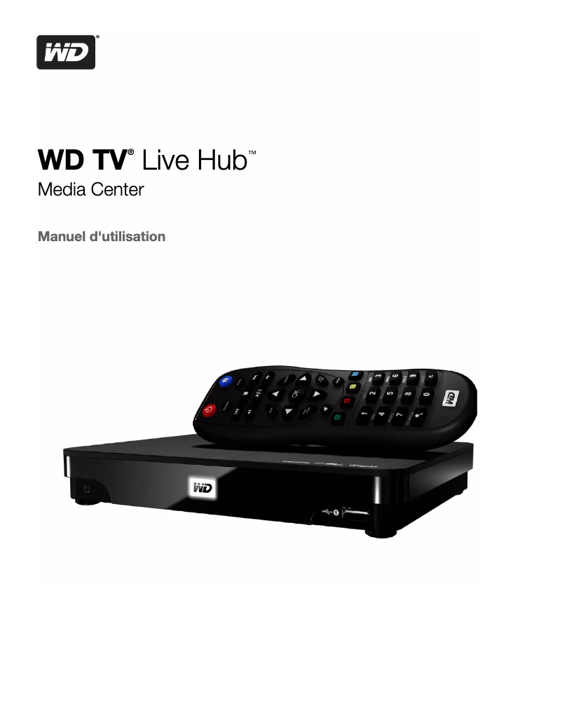 Page n°1 - Manuel utilisateur Western Digital WD TV Live Hub