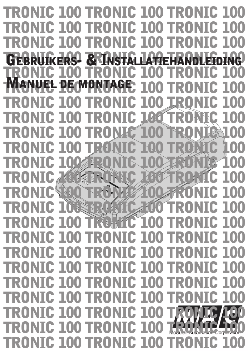 Page n°1 - Manuel utilisateur MAC Tronic 100