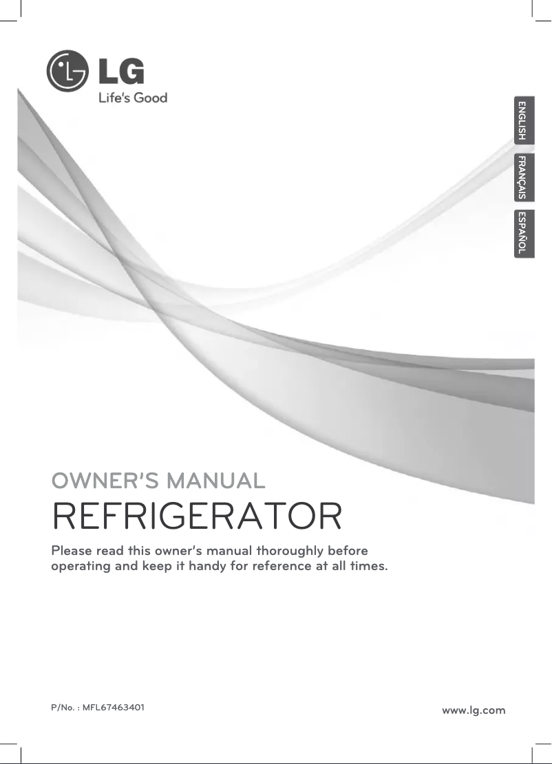 Image de la première page du manuel de l'appareil GW-F401ESNW