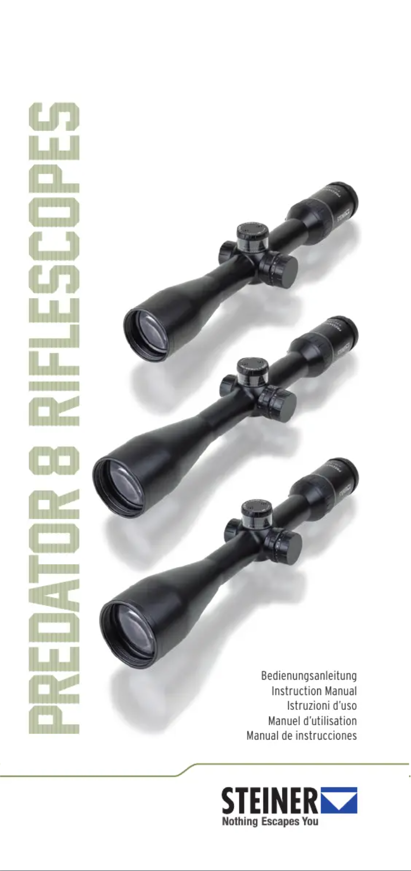 Page 1 de la notice Manuel utilisateur Steiner Predator 8 2-16x42