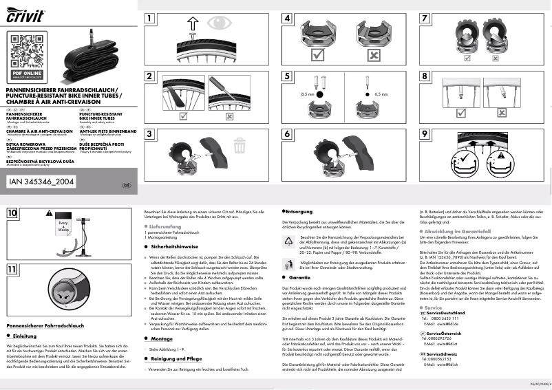 Página 1 del manual Manual de usuario Crivit IAN 345346