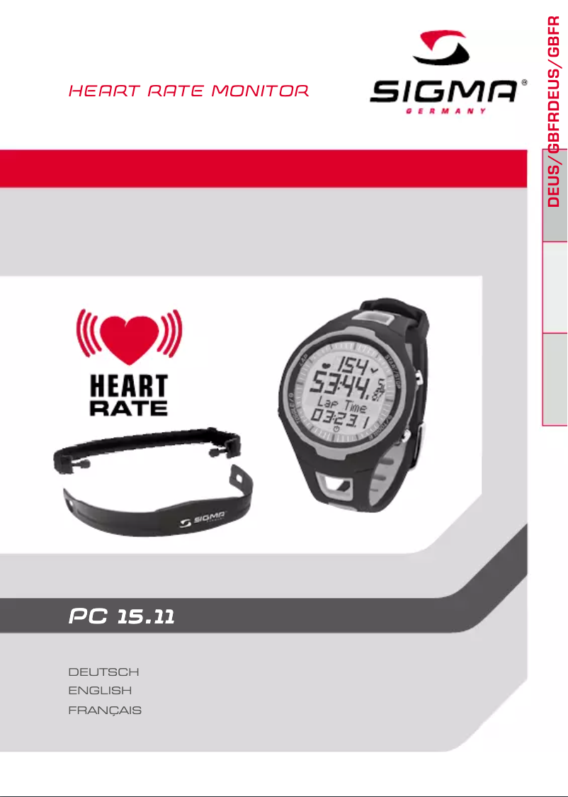 Page n°1 - Manuel utilisateur Sigma PC 15.11