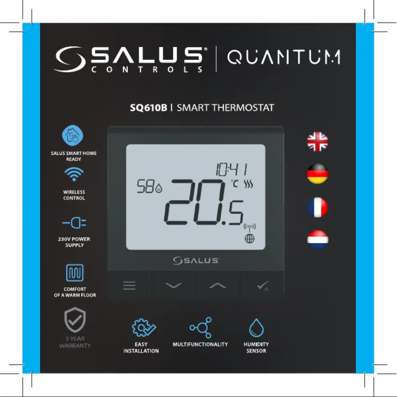 Página 1 del manual Manual de usuario Salus SQ610B