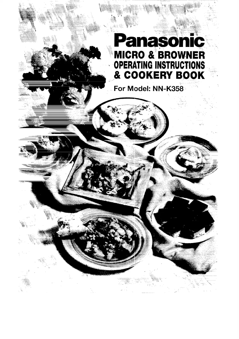 Imagen de la primera página del manual del dispositivo NN-K358